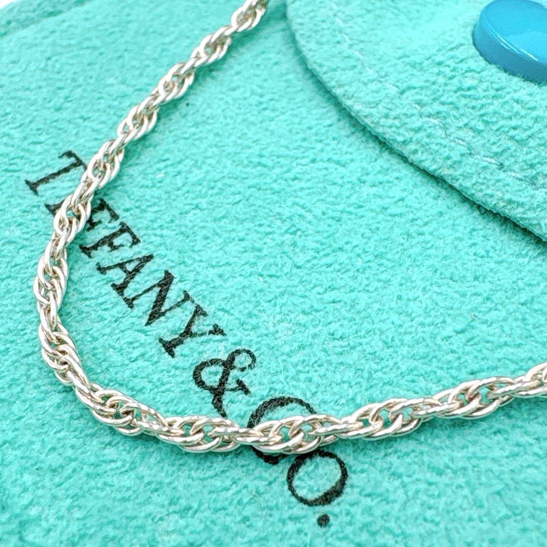 極美品 ティファニー ツイスト スクリュー チェーン ネックレス シルバー925