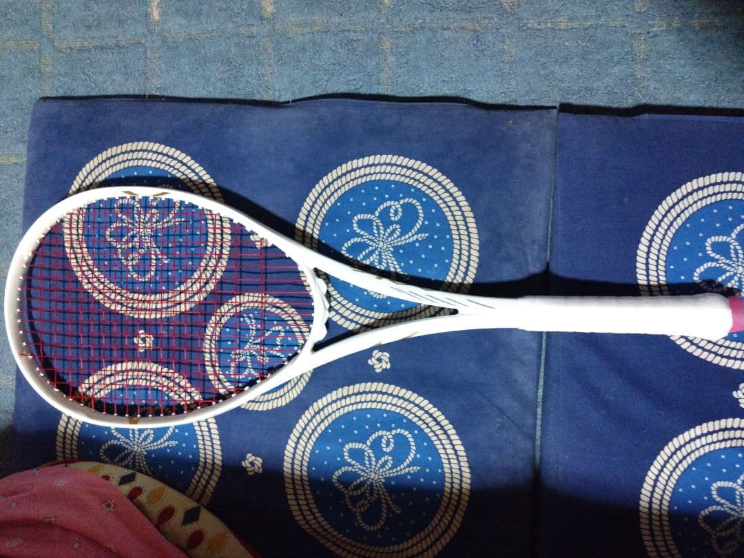 Mizuno 軟式テニスラケット ホワイト