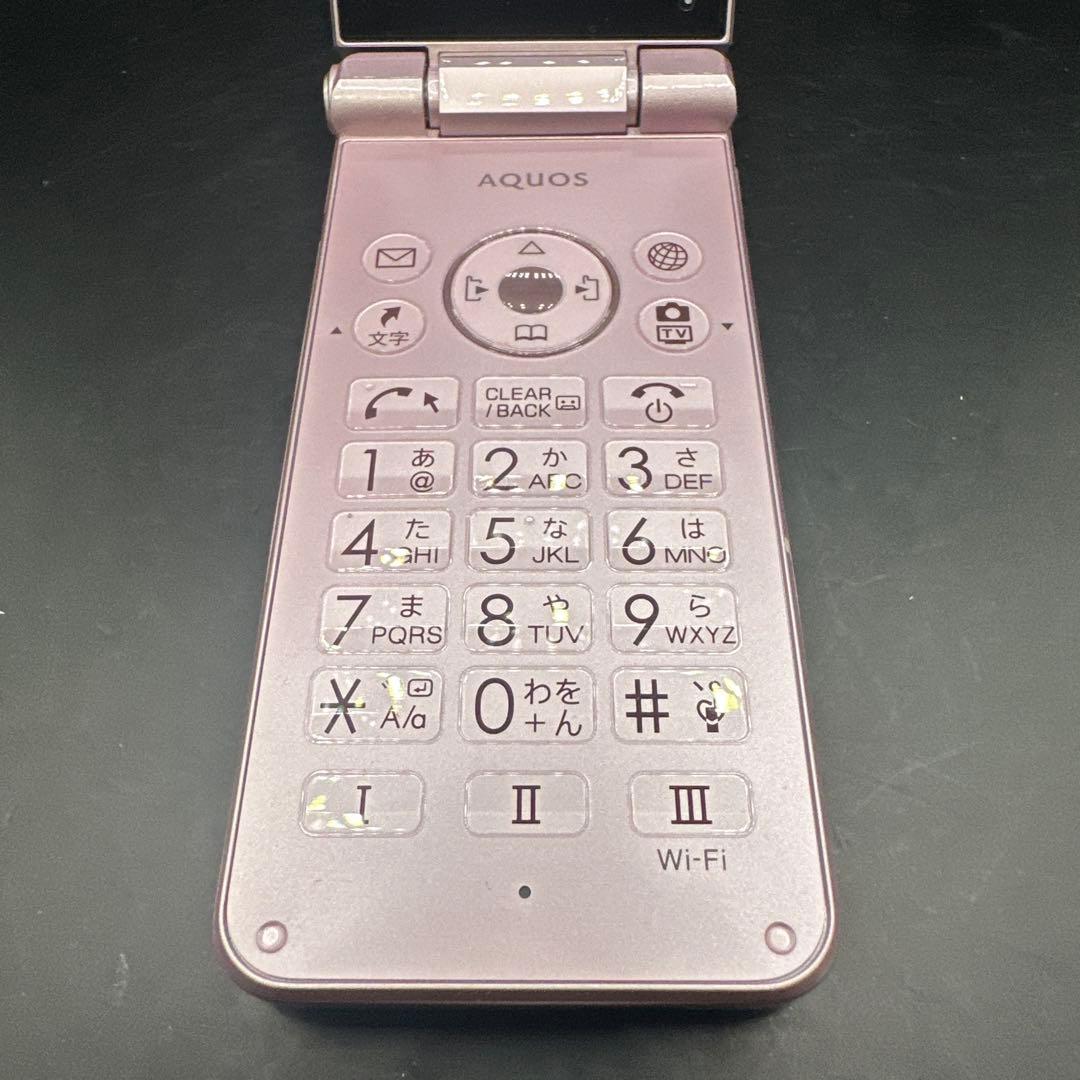 H10 AQUOS 携帯電話 本体 NP602SH ピンク