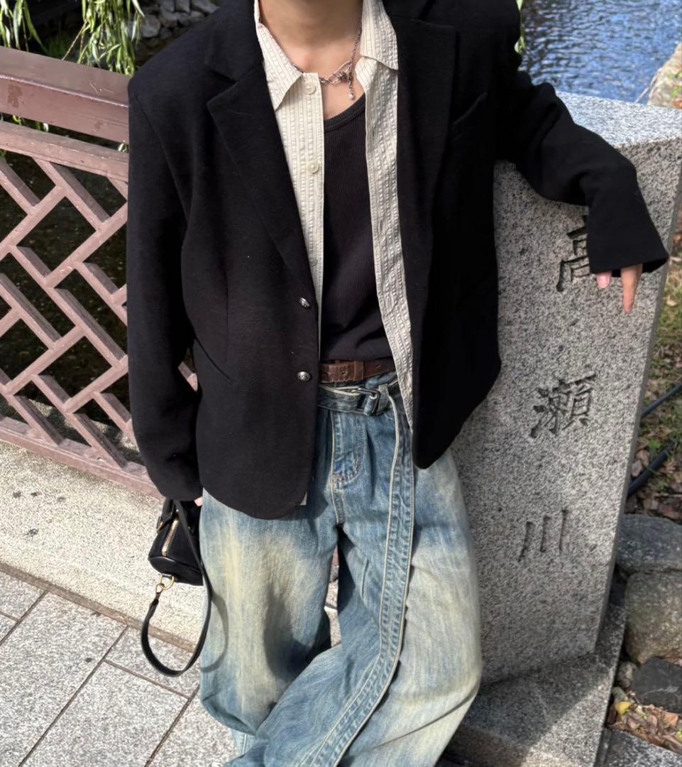 ウールテーラードジャケット