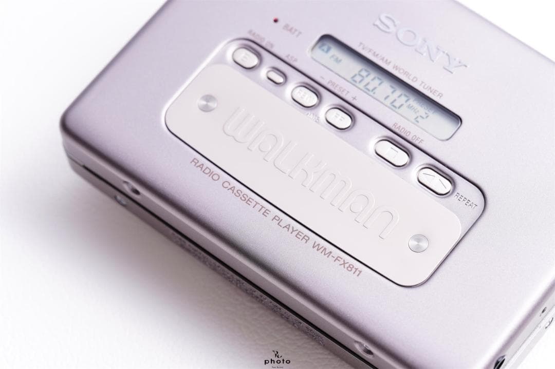 SONY WALKMAN ラジオ カセット WM-FX811 チタングレー