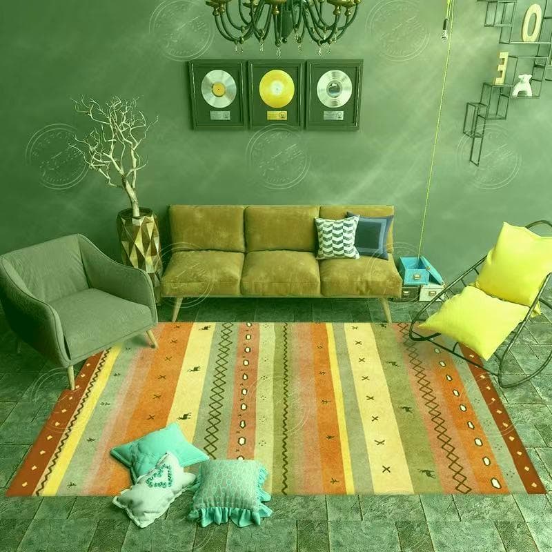 人気美品☆ ペルシャ絨毯 リビングサイズ100cm×160cm 高密度 精製品