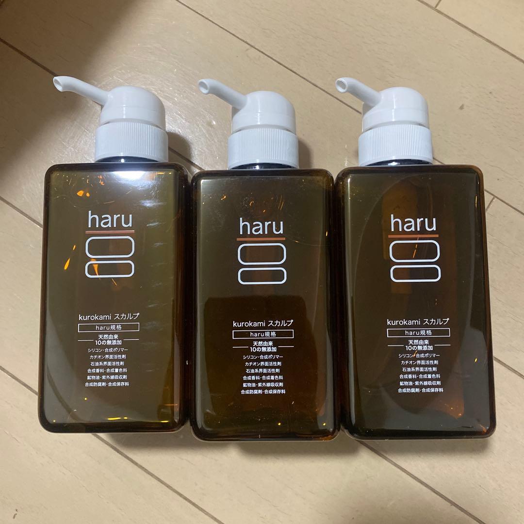 ot haru kurokami スカルプシャンプー 400mL*3点