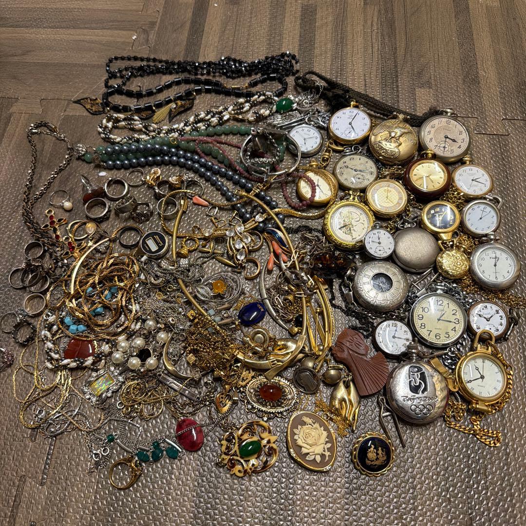 アクセサリーまとめ売り 遺品整理 ビンテージ K18 SV925