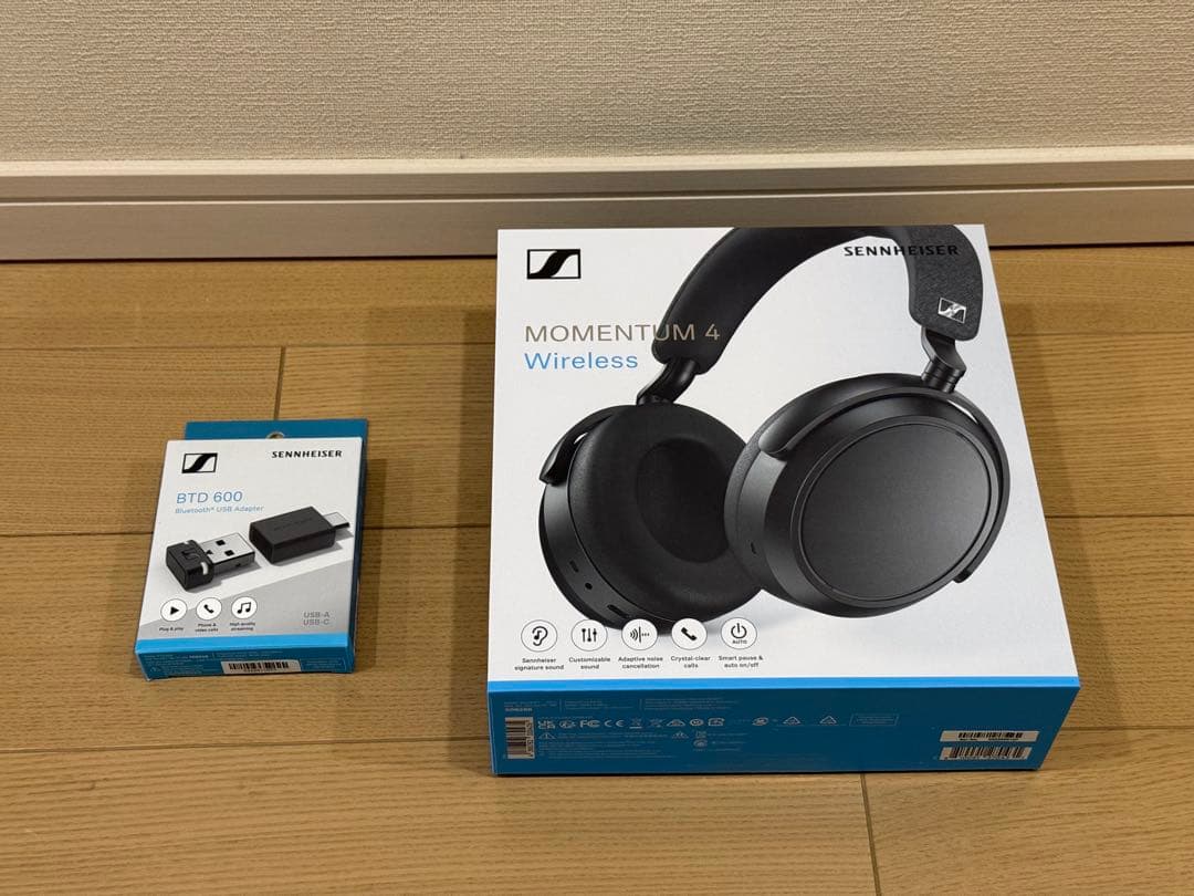 【極美品】ゼンハイザー MOMENTUM4 Wireless & BTD600