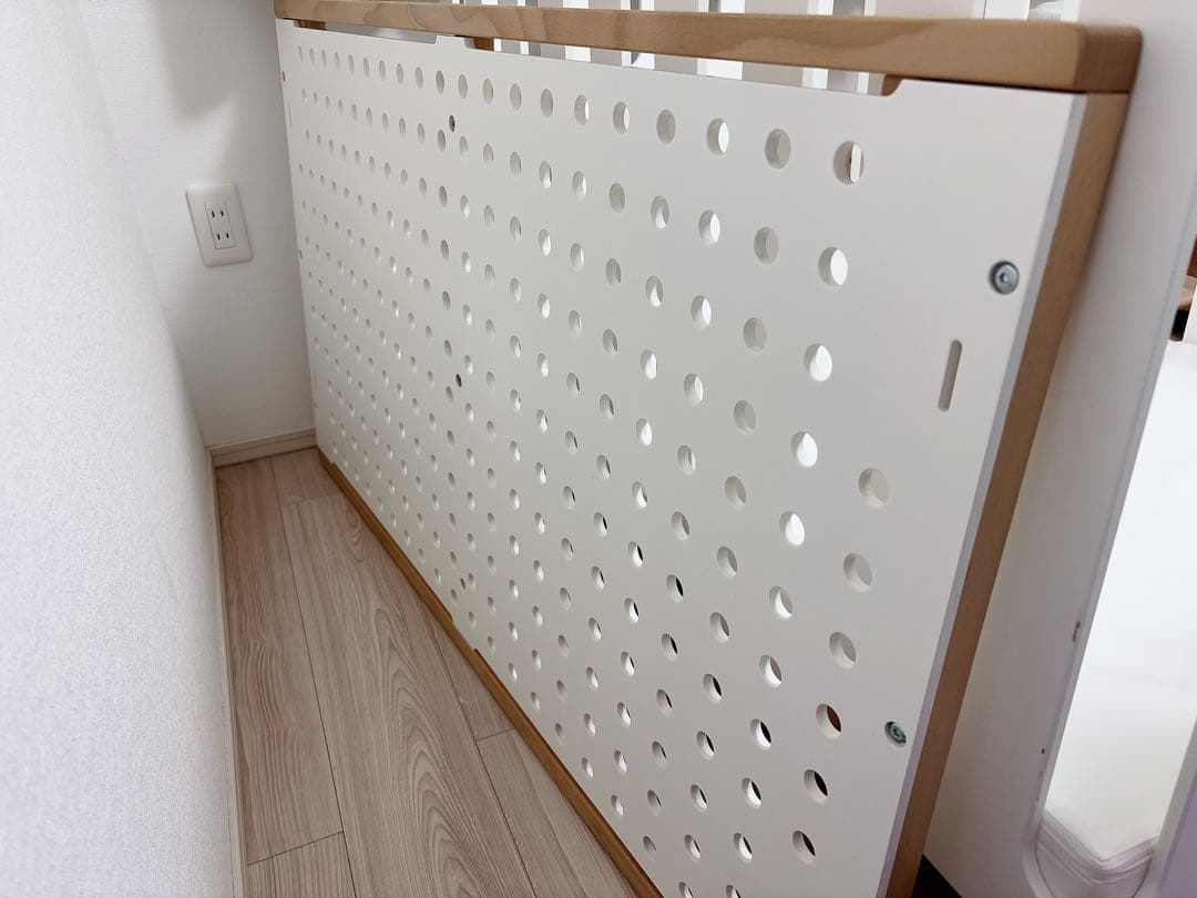 HOPPL bébéd ホワイト ベビーベッド