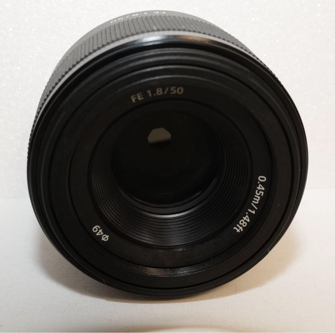 【極美品】SONY FE 50mm F1.8 単焦点 SEL50F18F
