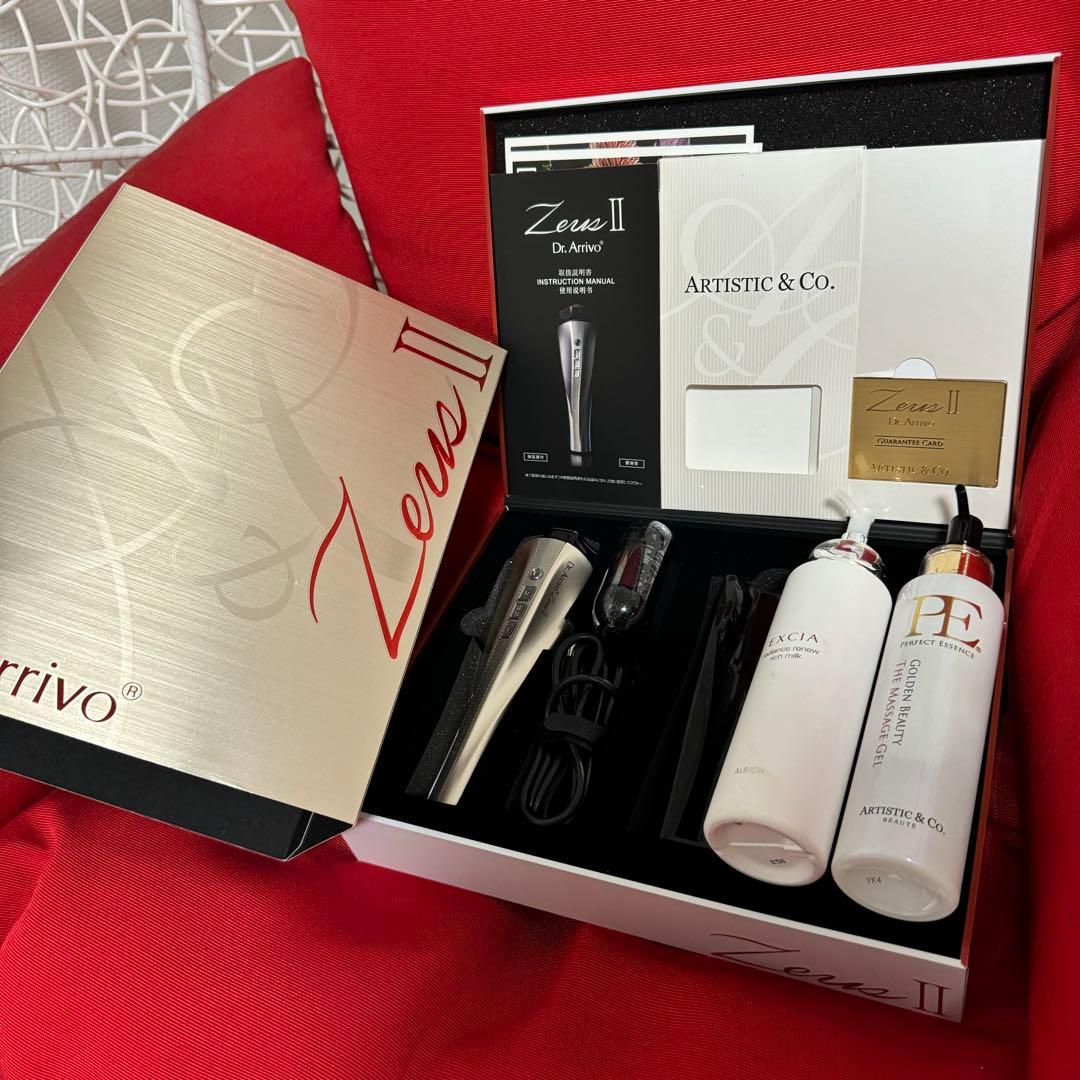 『超美品』 ドクターアリーヴォ ゼウス2 ＆ ジェルセット 美顔器 高級