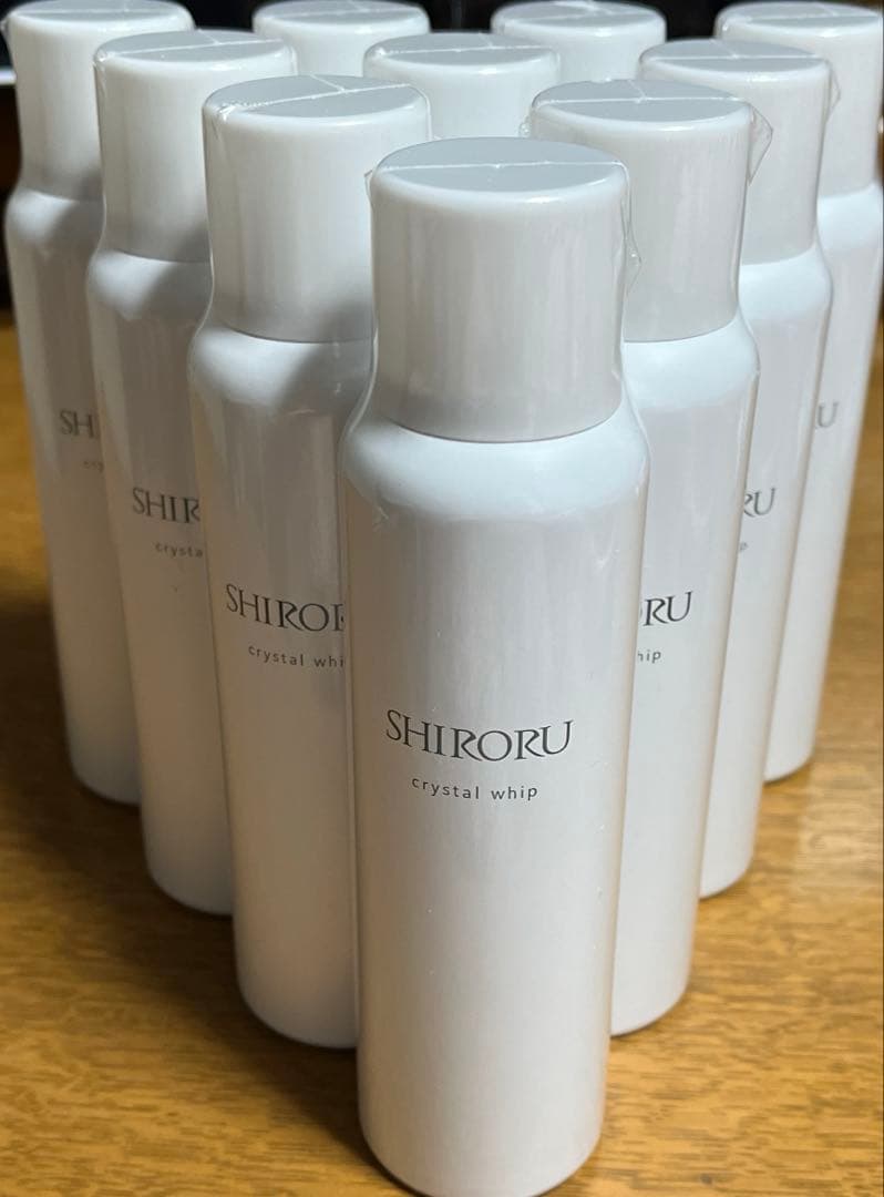 SIRORU シロル クリスタルホイップ120g 10本セット 新品未使用品
