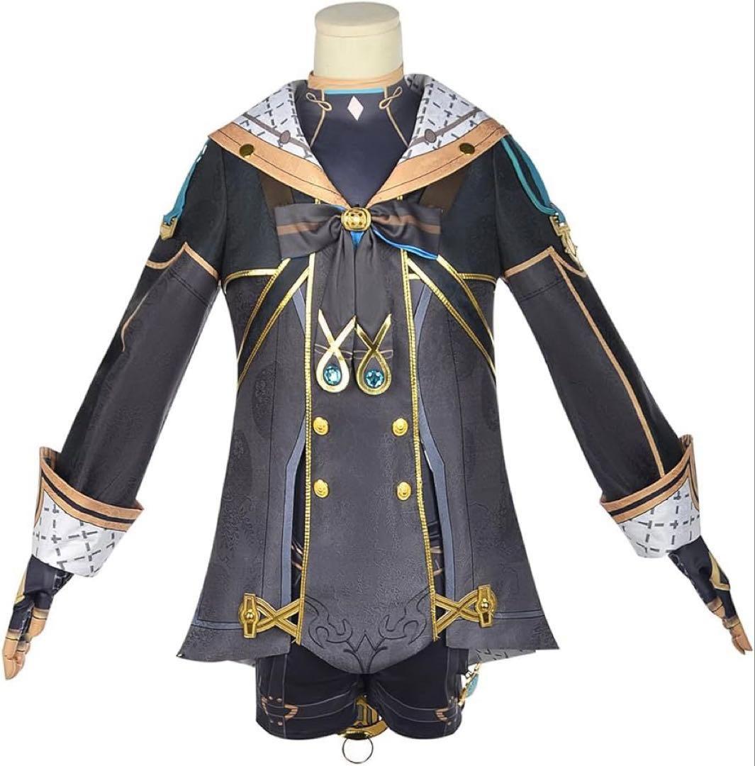 原神 フレミネ XS コスプレ衣装 靴 ウィッグ
