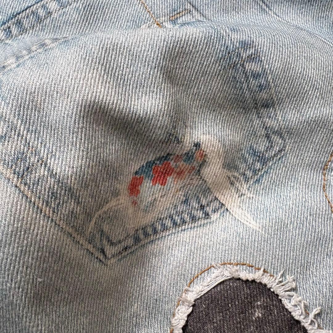 ANDERSON BELL denim printed cargo デニム　28