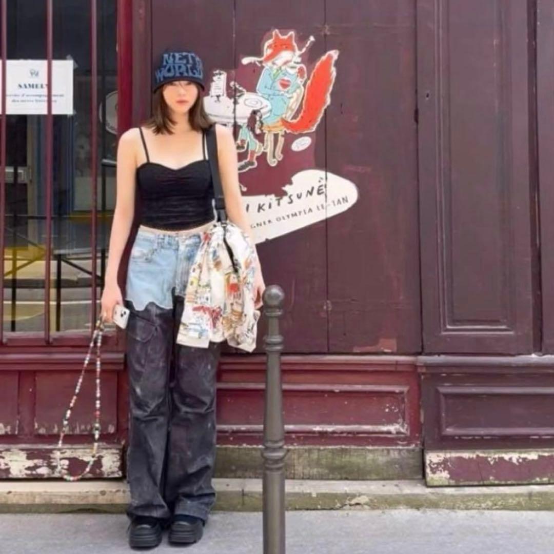 ANDERSON BELL denim printed cargo デニム　28