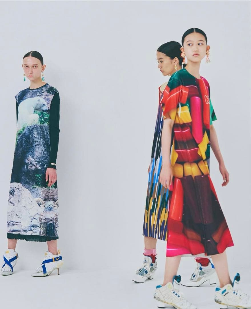 nontokyo ノントーキョー　ノースリーブリブワンピース ロングワンピース