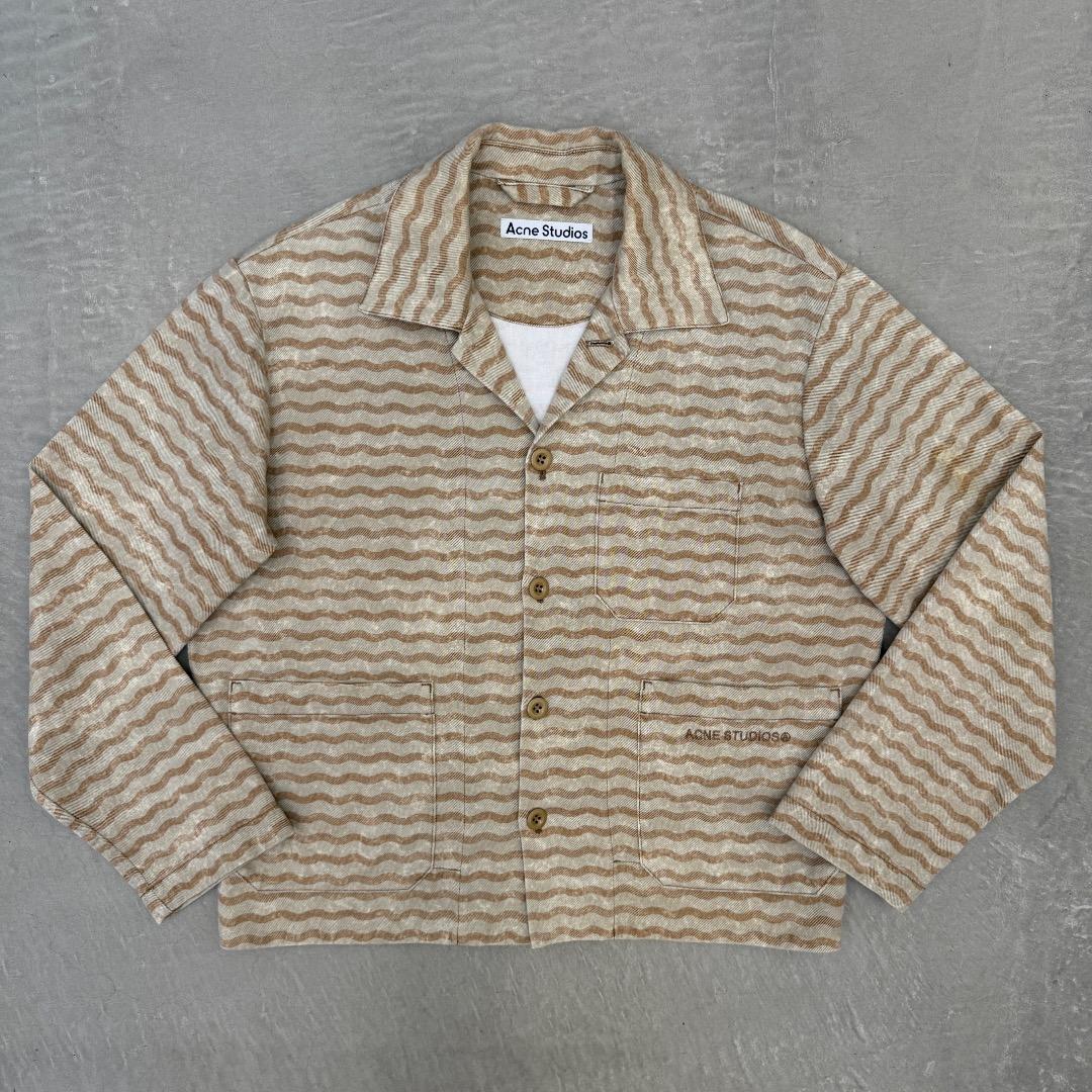 ウ*ラ様 【美品】 アクネストゥディオズ デニムジャケット コットン ベージュ