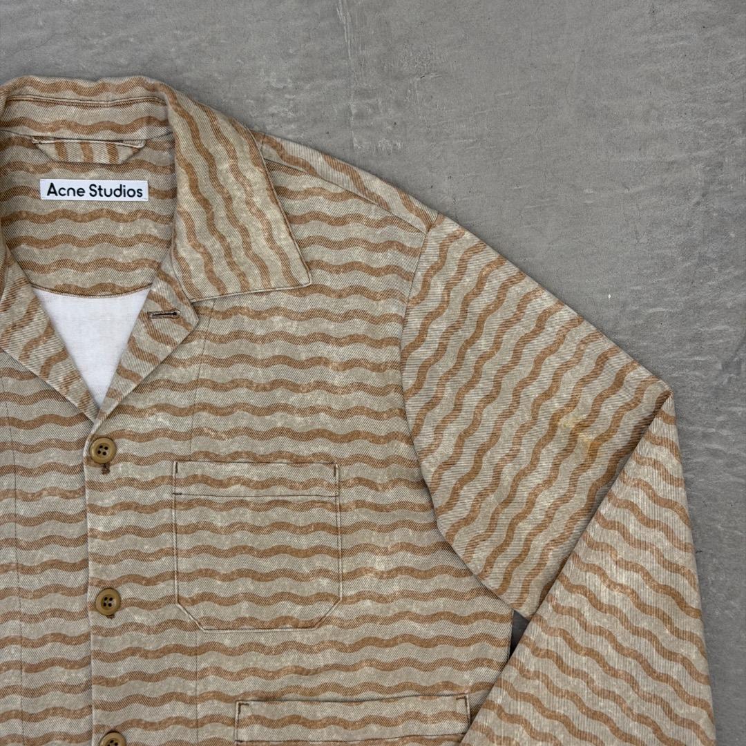 ウ*ラ様 【美品】 アクネストゥディオズ デニムジャケット コットン ベージュ