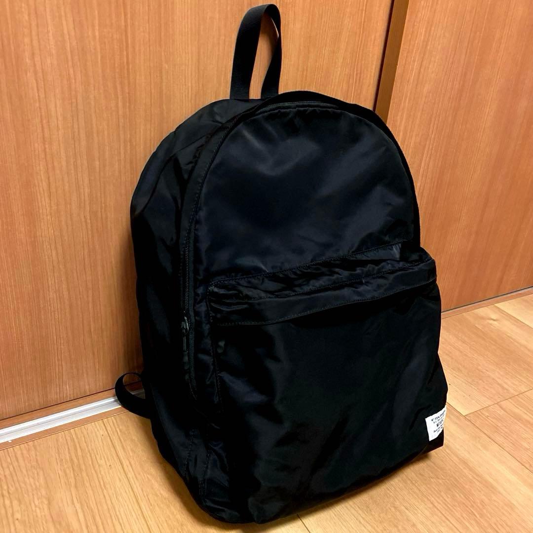 希少品！WTAPS ダブルタップス BACK PACKブラックPCスリーブ