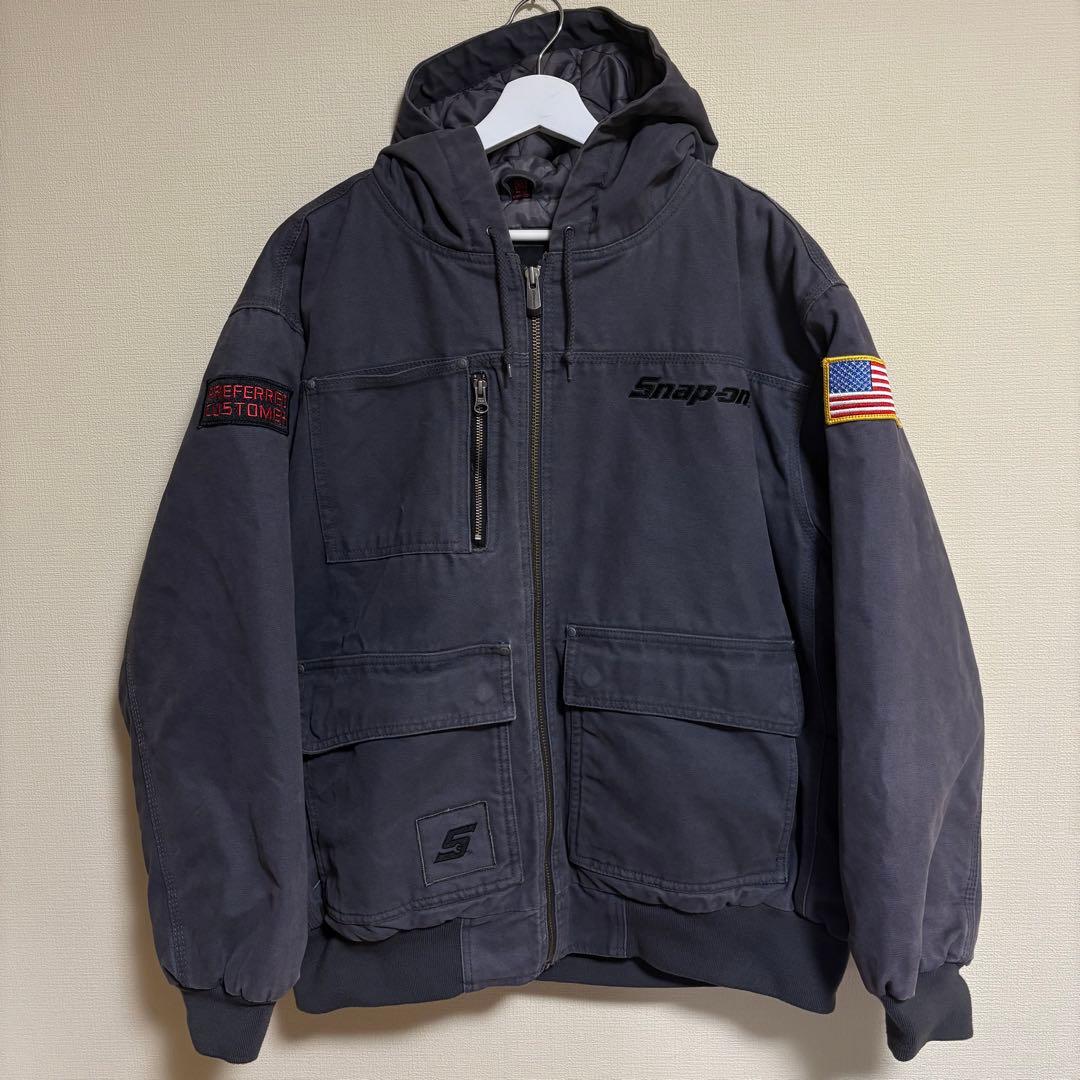 Snap-on キャンバス ジャケット パーカー ダック アクティブジャケット