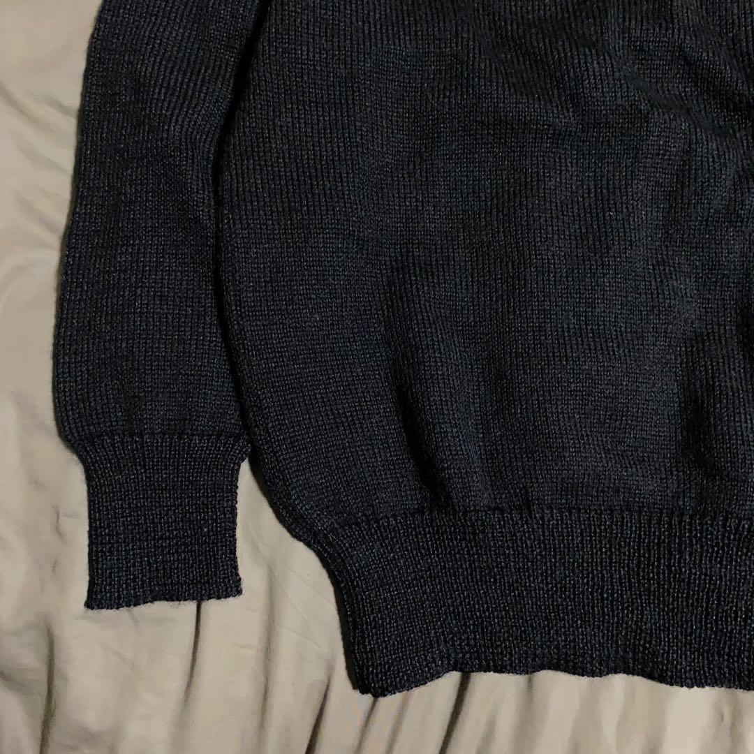 コムデギャルソンオム　デカオム　80s 丸襟　ウールニット　アーカイブ