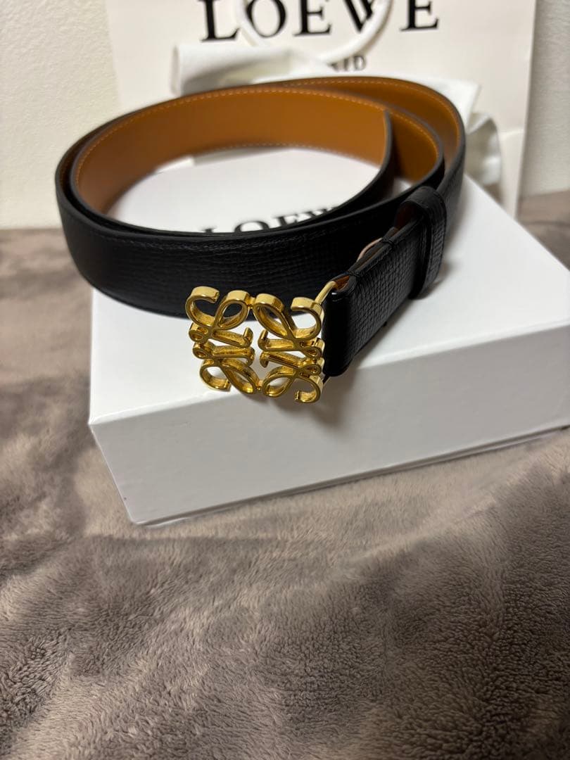 LOEWE レザー リバーシブルベルト