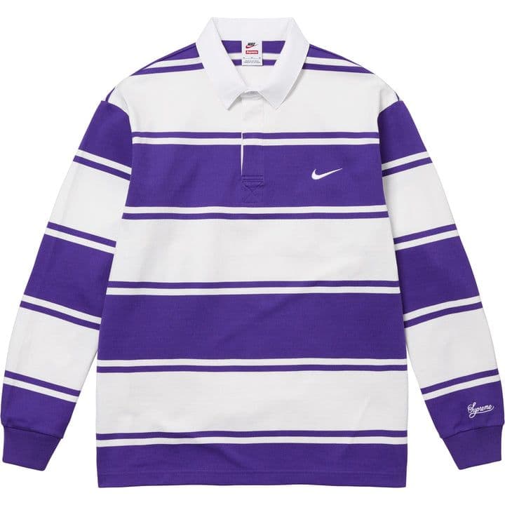 サイズＭ Supreme/Nike Stripe Rugby