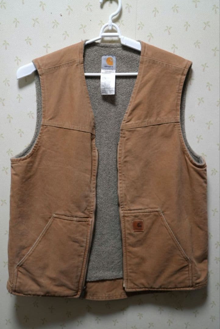 2*0様 希少 Carhartt ベスト キャメルブラウン L Tall