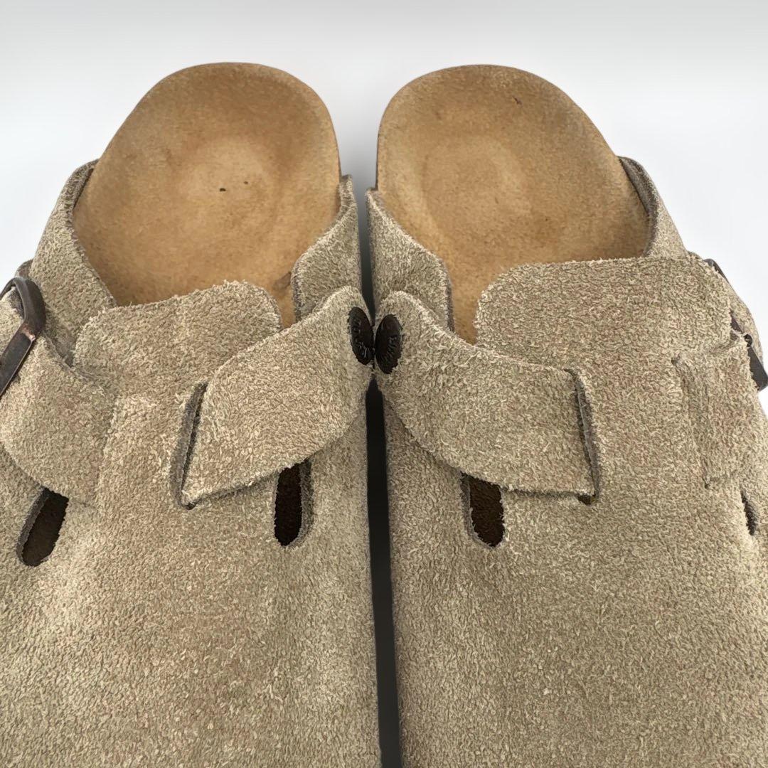 ビルケンシュトック ボストン サンダル【38】24.5ベージュ ナロー トープ