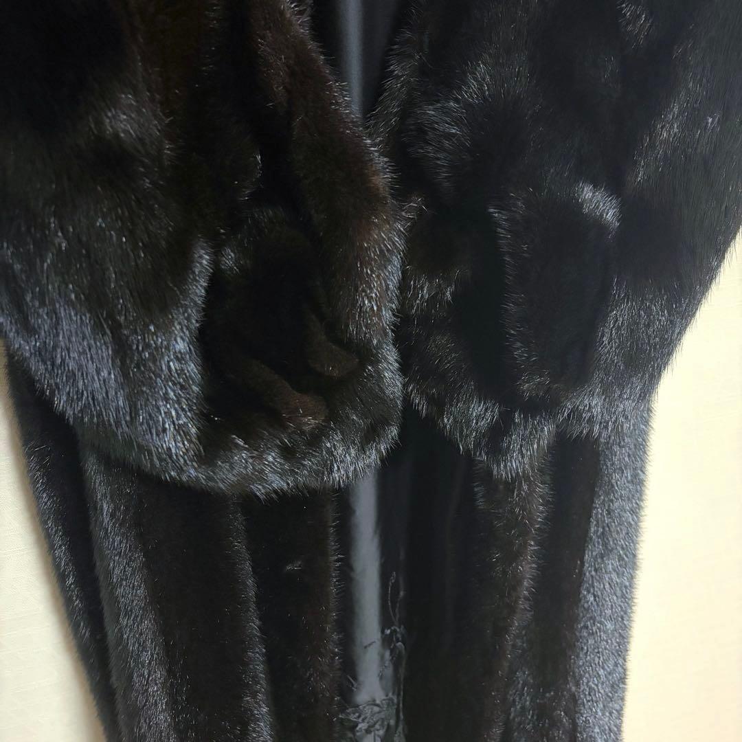 【SAGA・MINK】 リアルファーコート13号 ロングコート 金タグ