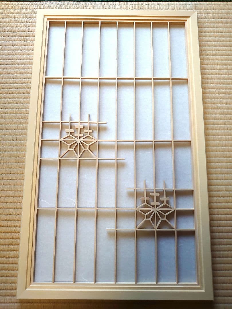 ⑧組子細工　建具　障子　インテリア　壁掛け