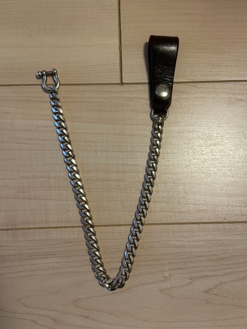 インセプション INCEPTION ウォレットチェーン レザー ブラウン　US