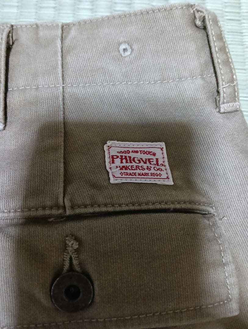 PHIGVEL　カーゴパンツ　タトゥースタジオヤマダ　ブナ