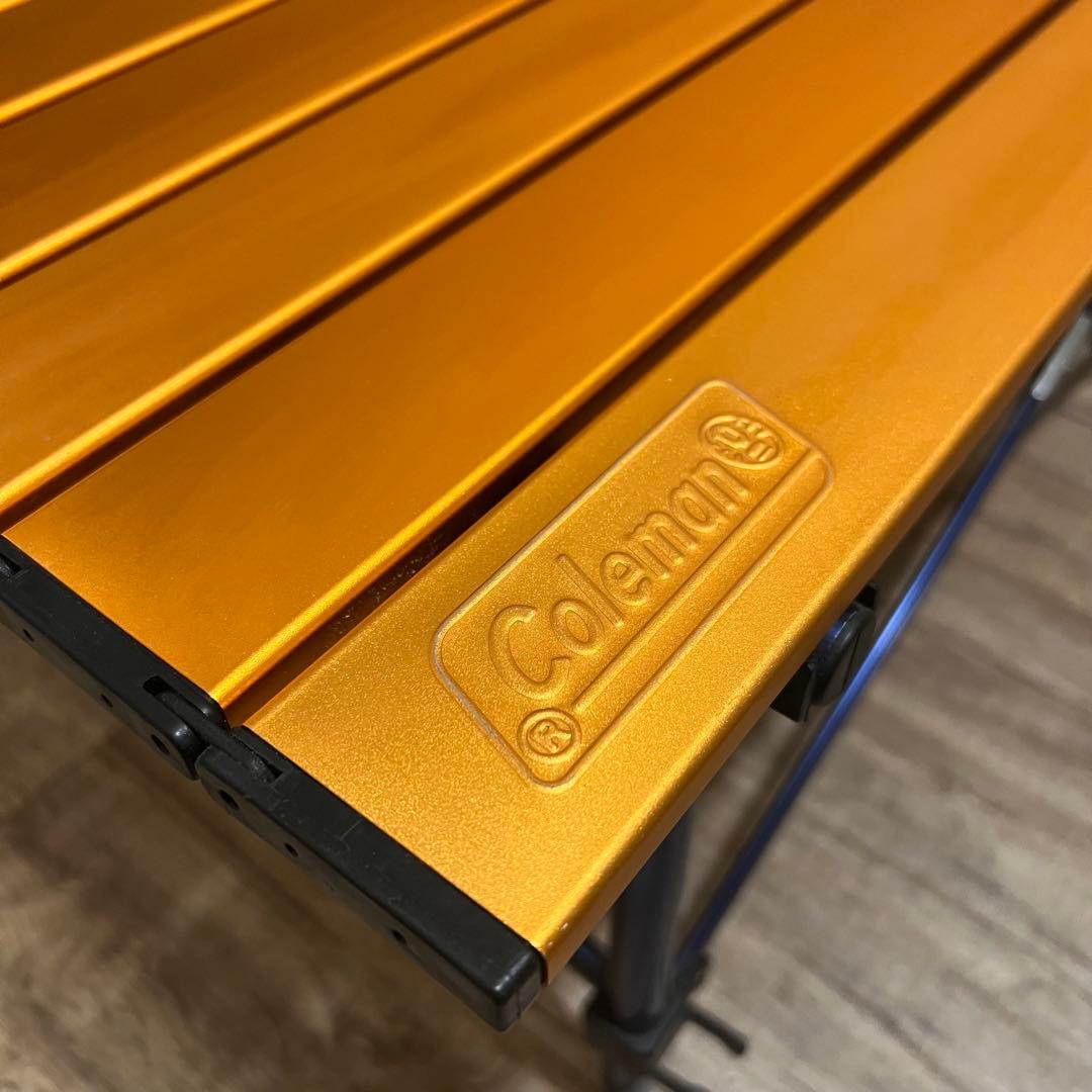 希少品‼️COLEMAN × BEAMS コラボ 限定品オレンジ ステージテーブル