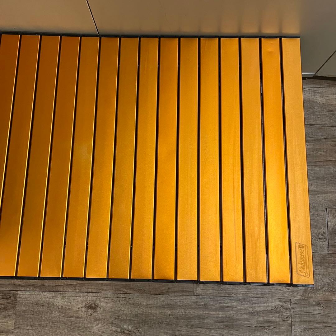 希少品‼️COLEMAN × BEAMS コラボ 限定品オレンジ ステージテーブル