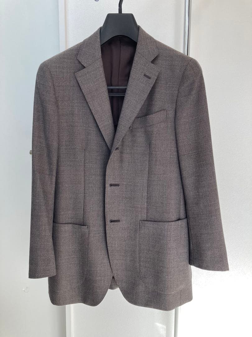 鎌倉シャツ　ブラウン テーラードジャケット