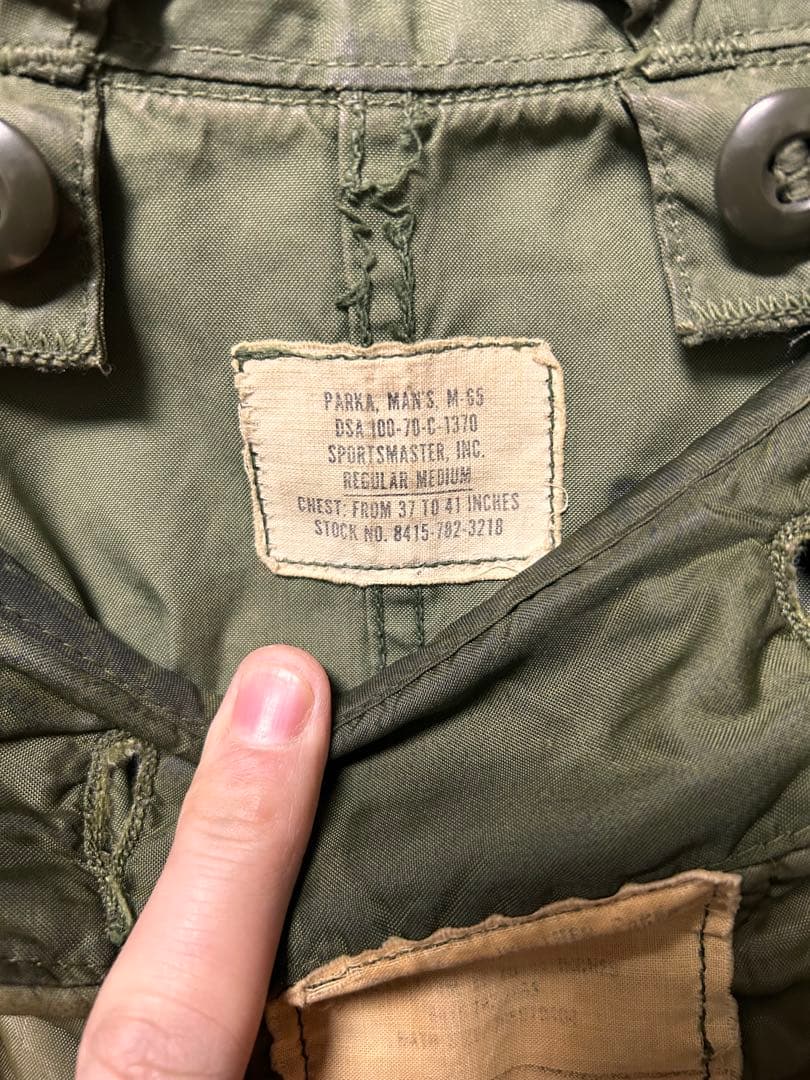 スペシャル　70s M-65 モッズコート　ボロ　雰囲気系