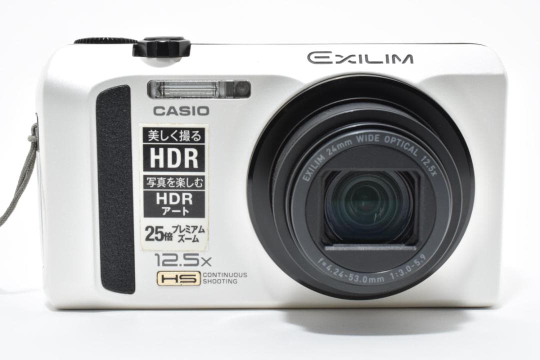 《 美品 》　カシオ　CASIO EXILIM EX-ZR100 ホワイト