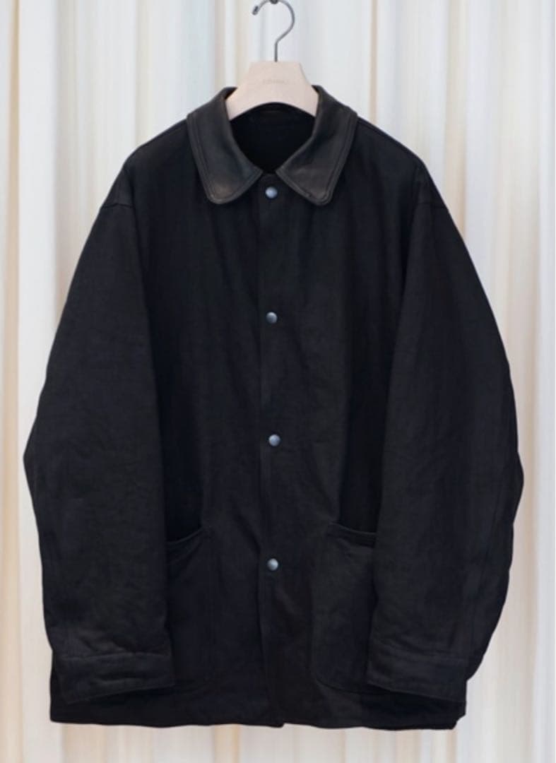 25aw COMOLI / コモリ デニム/レザー ワークジャケット
