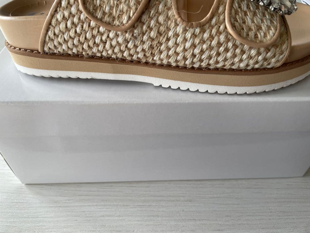 まる　chay collection by DIANA サンダル　ベージュ