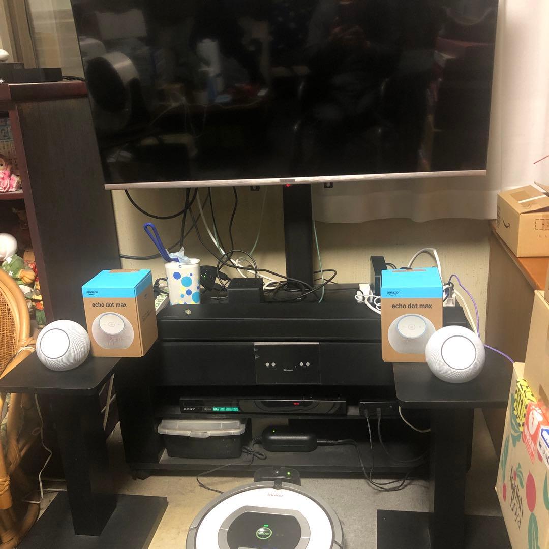 ラシー　Amazon echo dot max ホワイト２台(ステレオ)