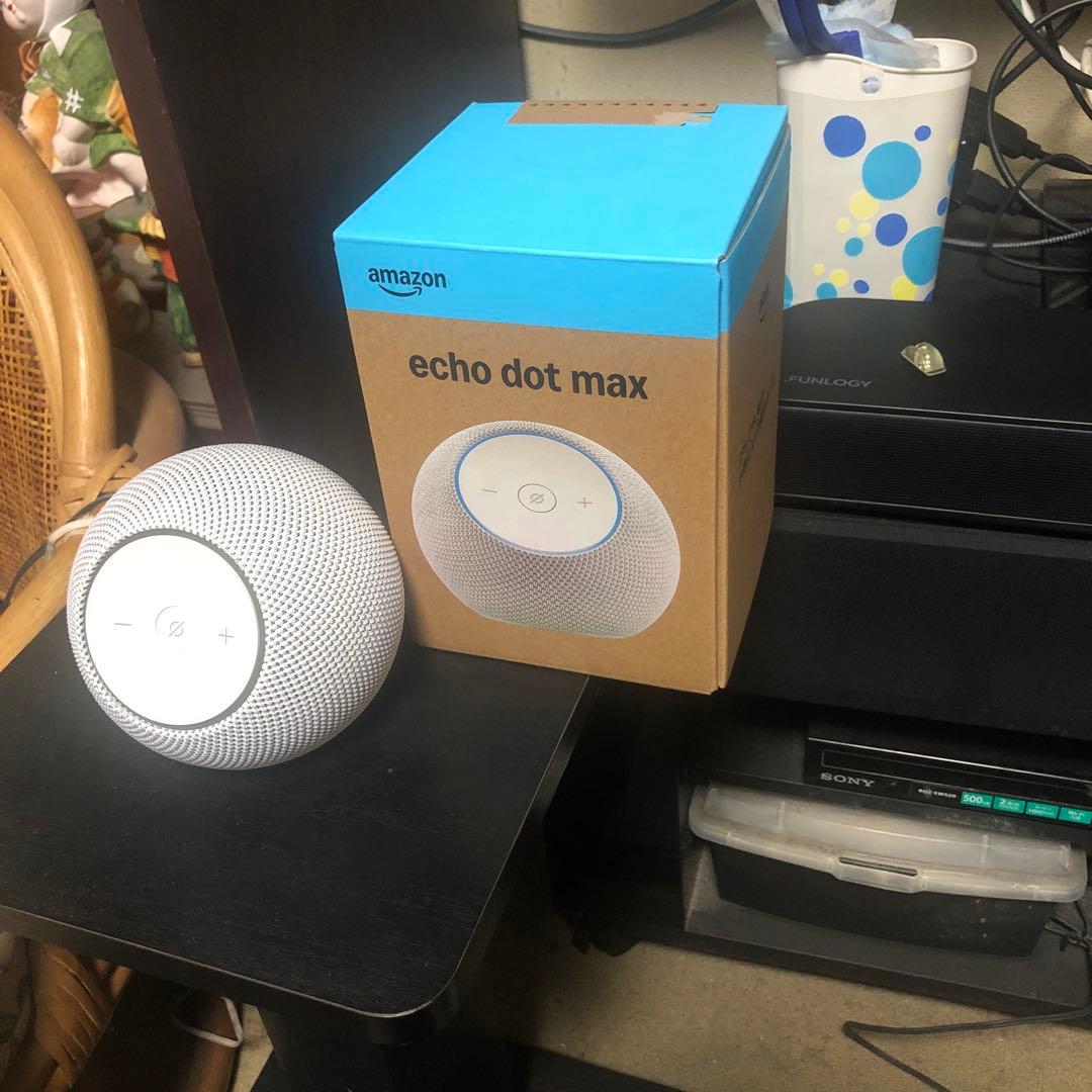 ラシー　Amazon echo dot max ホワイト２台(ステレオ)