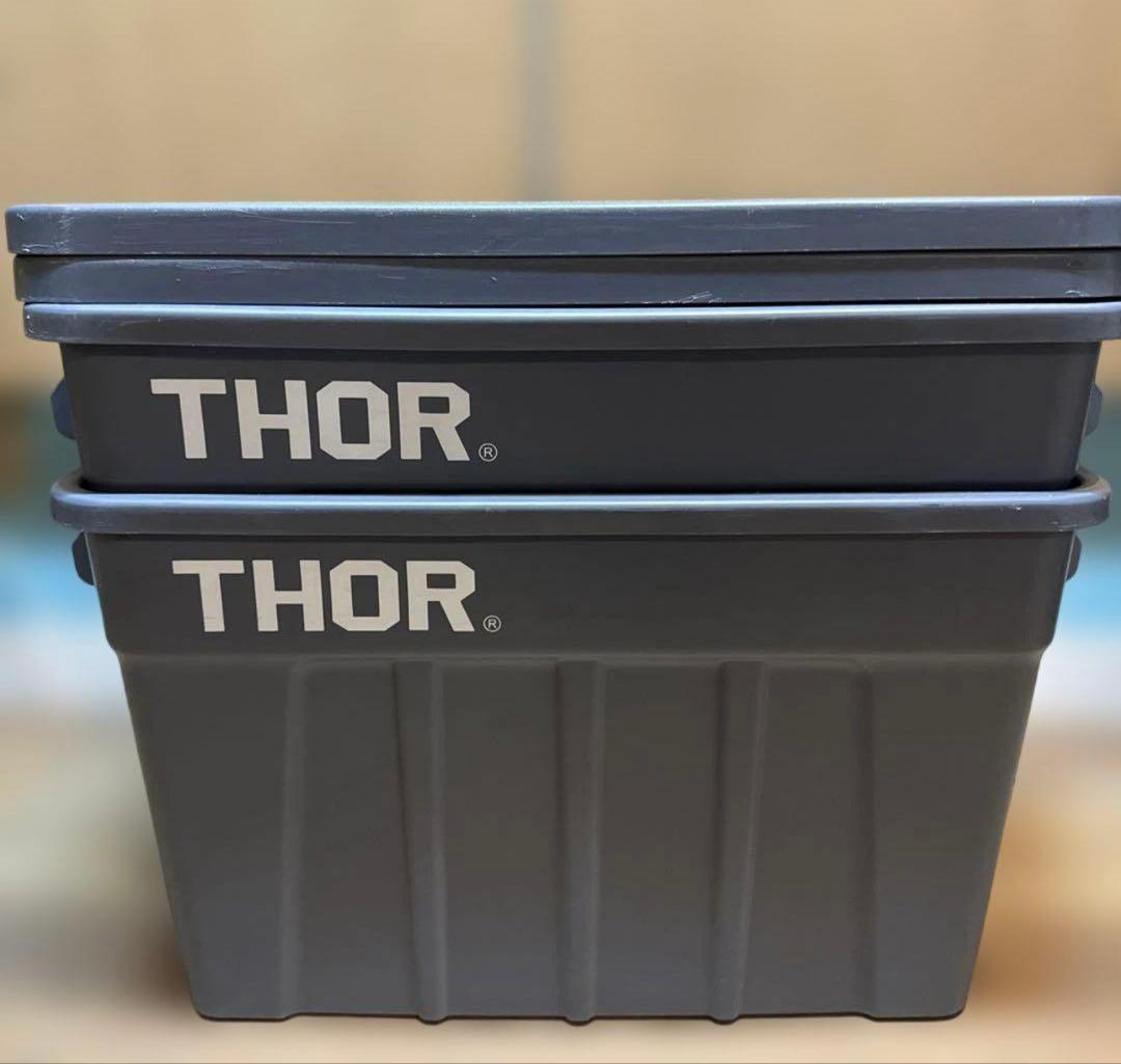 マ*モ様 THOR 75L コンテナボックス2個セット｜中古・現状渡し