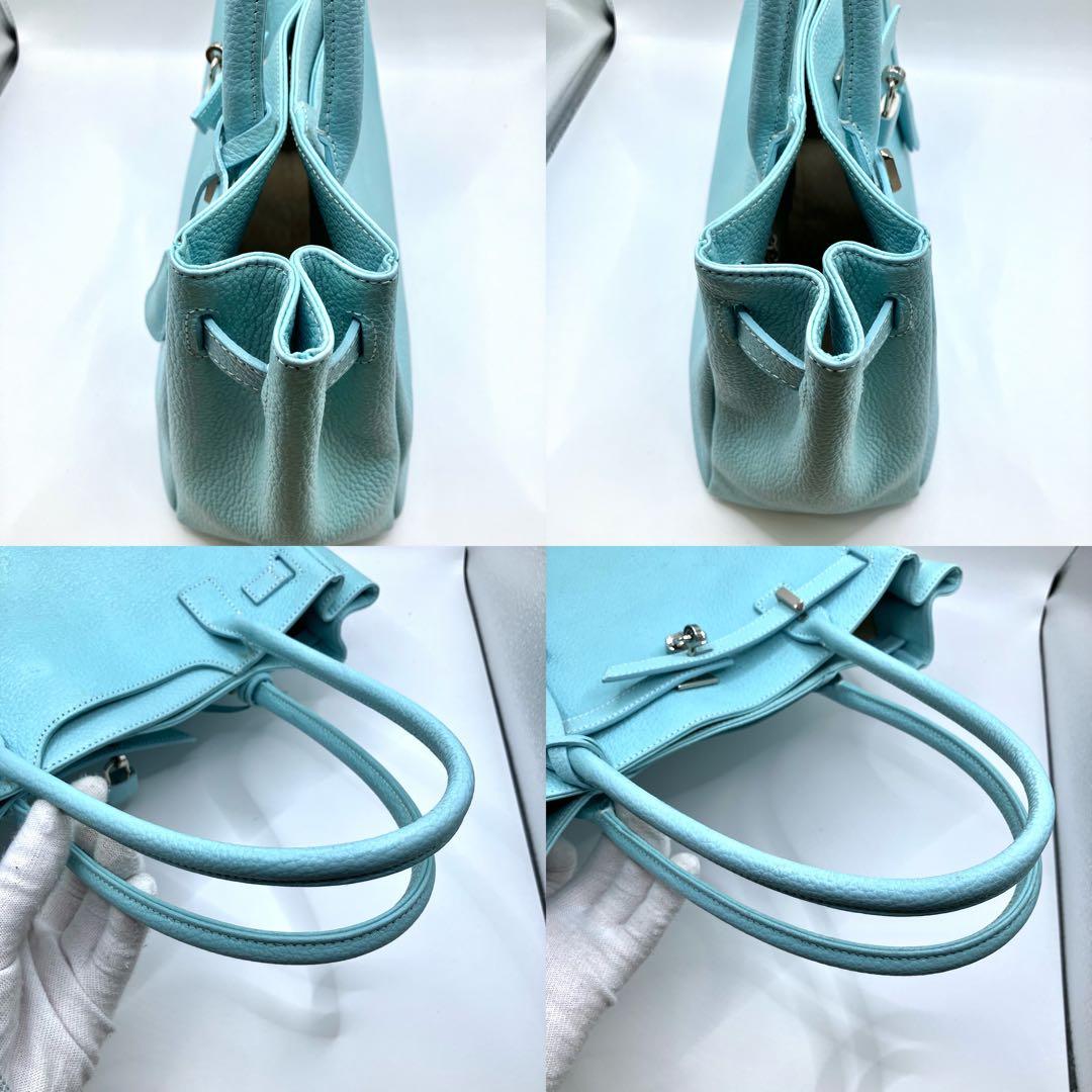 傳濱野 デンハマノ ミーティア ハンドバッグ トートバッグ ピュアクラルテ