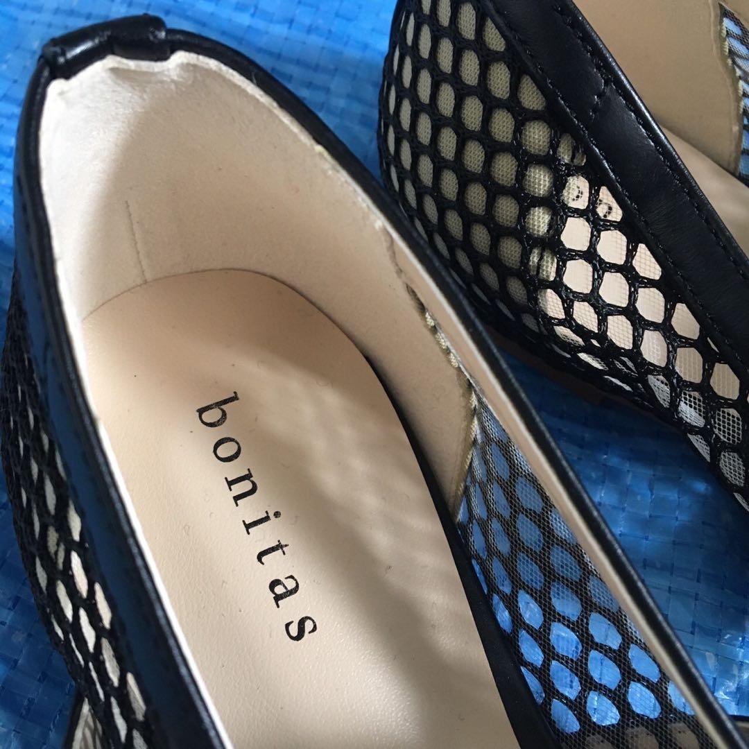 新品⬛︎スローブイエナ⬛︎2024⬛︎メッシュフラットシューズ⬛︎レザー⬛︎23.5