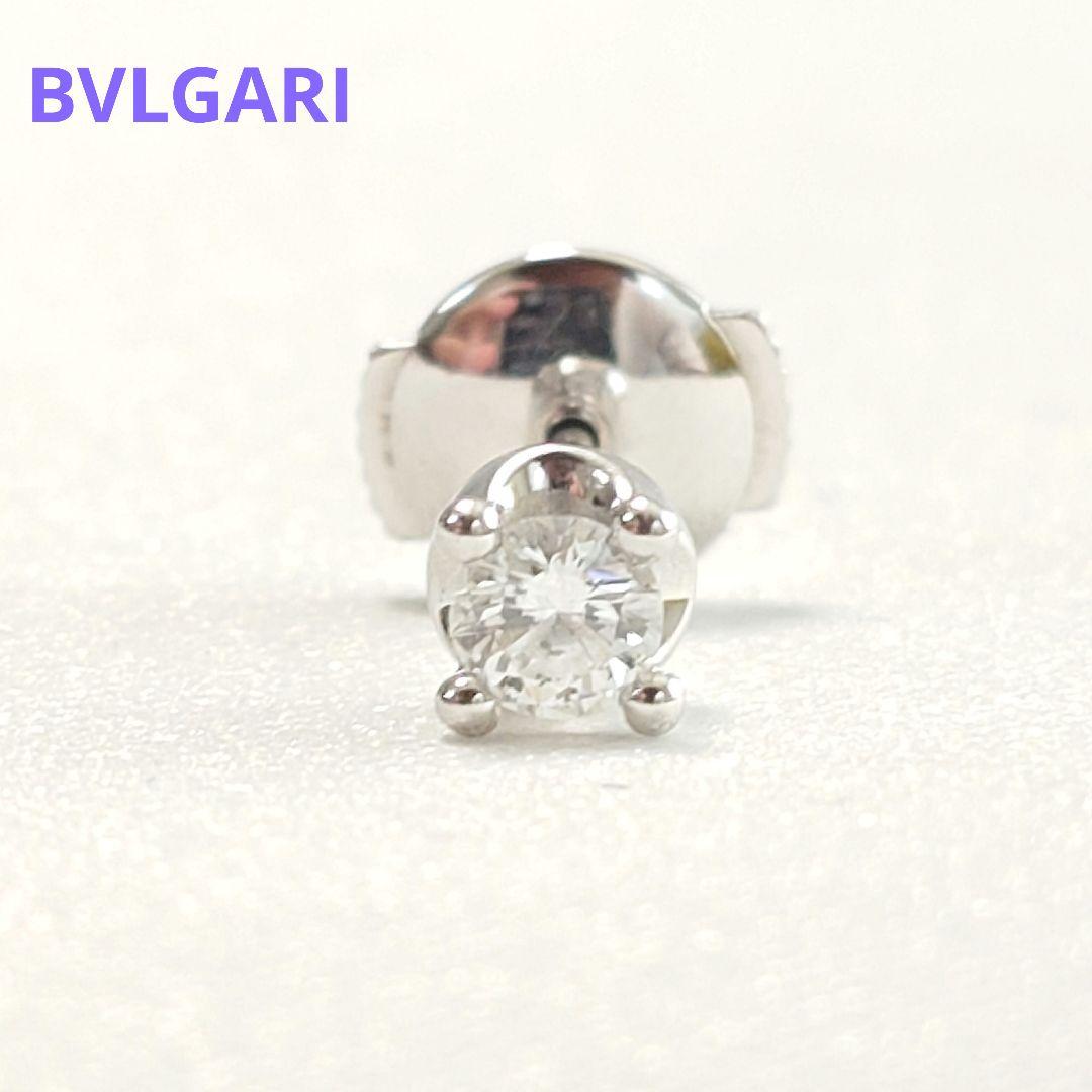 【美品】BVLGARI ブルガリ コロナ ダイヤモンド ピアス 片耳用 6439