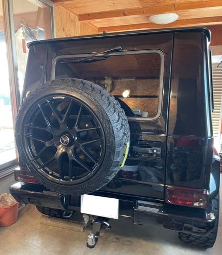 Gクラス ゲレンデ　スペアタイヤ　反転キット　背面タイヤ　W463