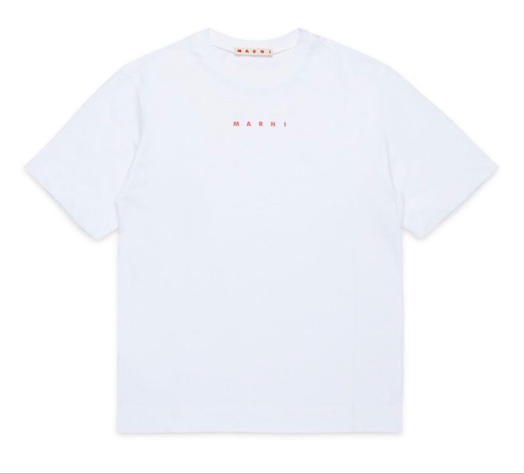MARNI ロゴ入り ホワイト Tシャツ 半袖