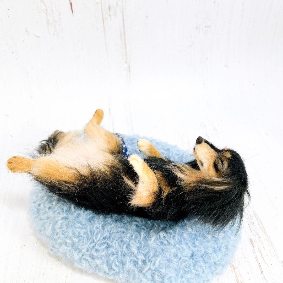 羊毛フェルト犬 ミニチュアダックス