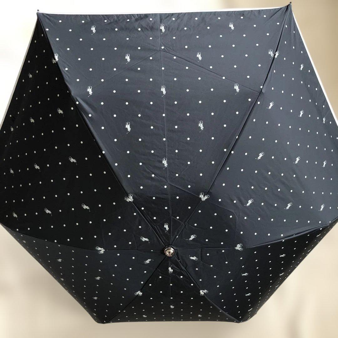 ラルフローレン 折りたたみ傘 日傘 雨傘 傘 晴雨兼用 一級遮光 UV ブラック