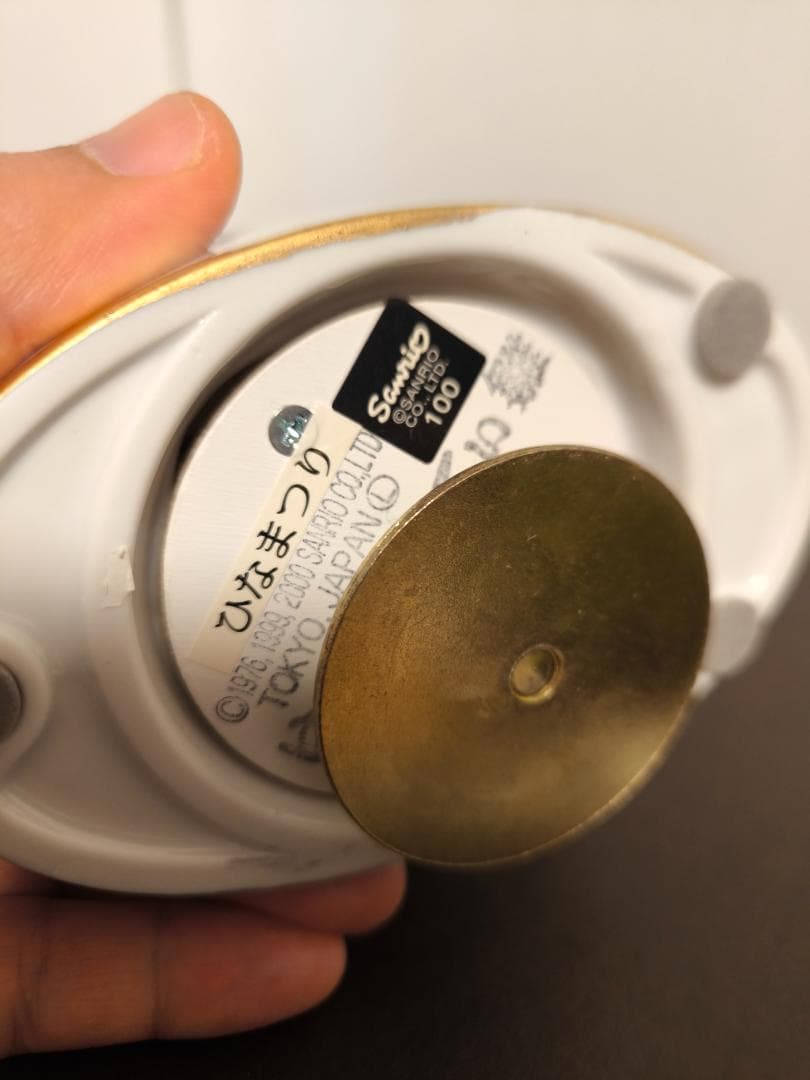 HELLOKITTY ハローキティ ダニエル　サンリオ　オルゴール　陶器 雛人形