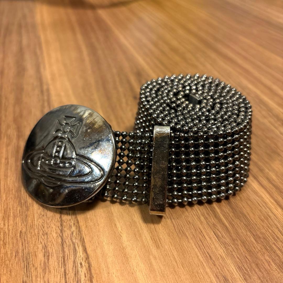 Vivienne westwood シルバーベルト　ボールチェーン 希少品