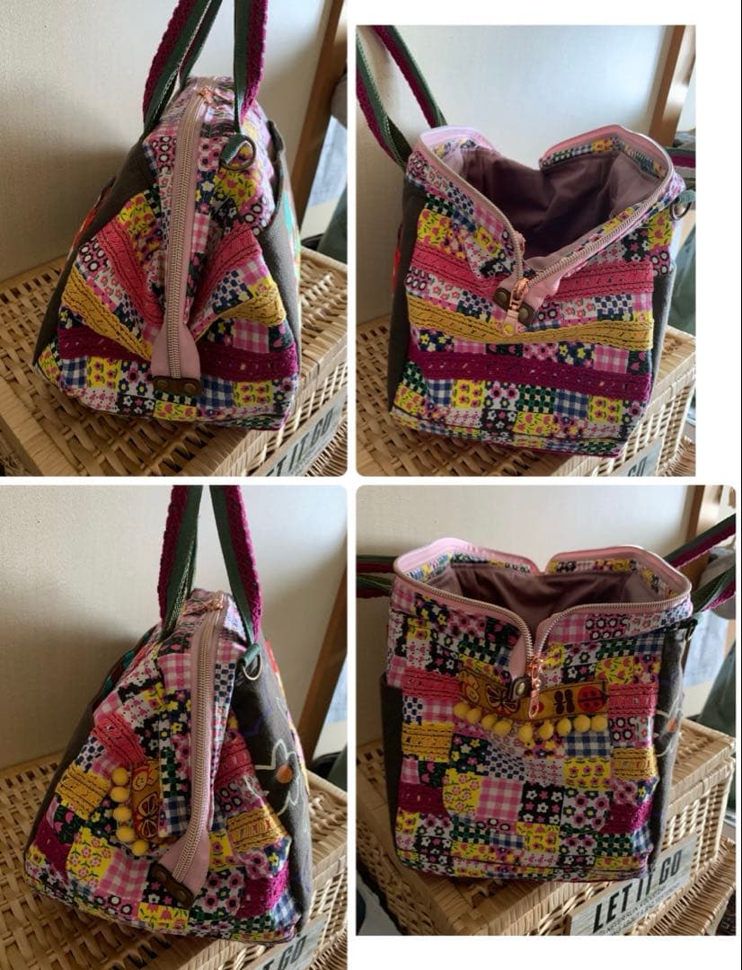 【SA】ワイヤー口金ボストンバッグ(M×2)(L×1)